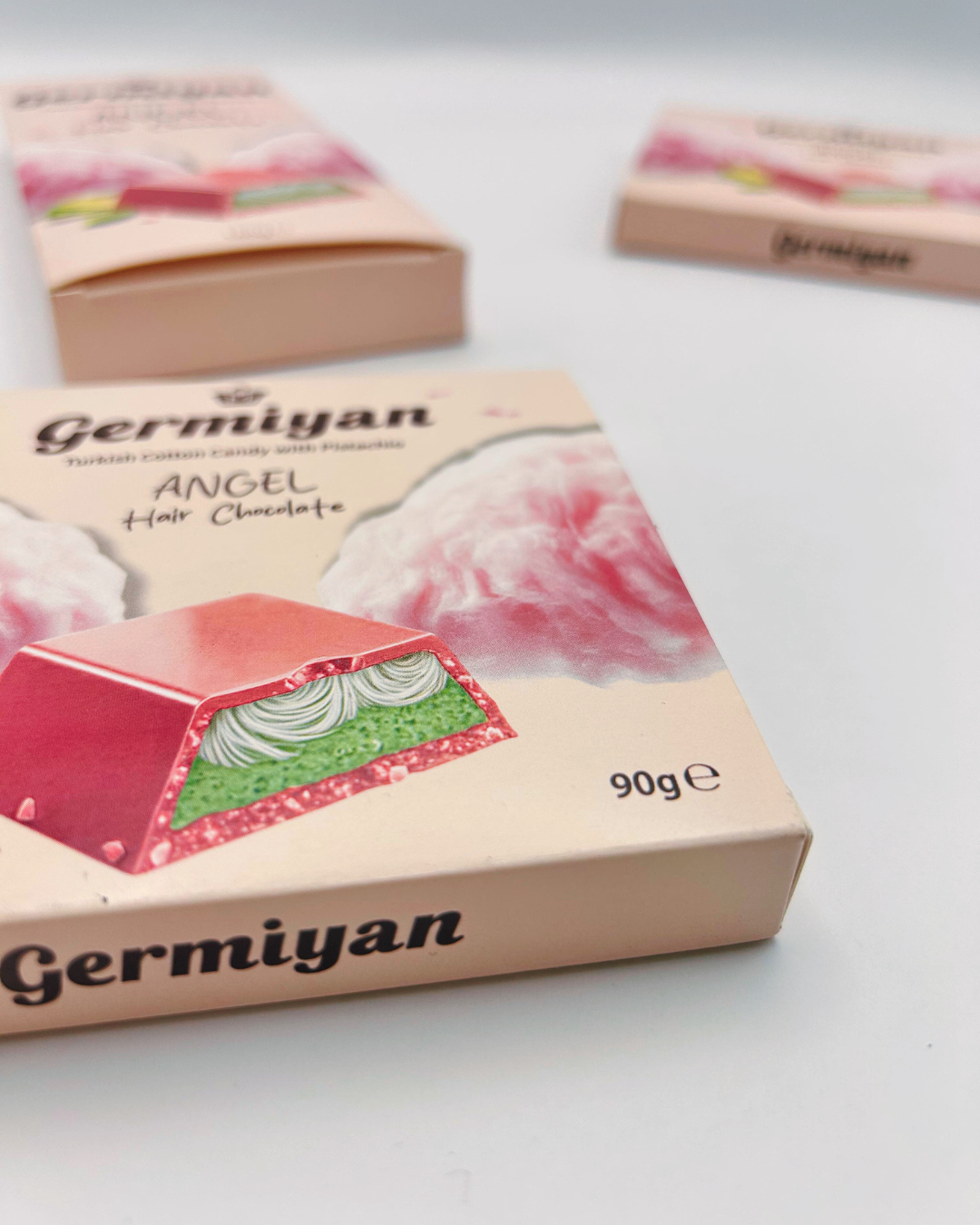 Germiyan Turkish Cotton Candy with Pistachios – Angel Hair Chocolate 90g