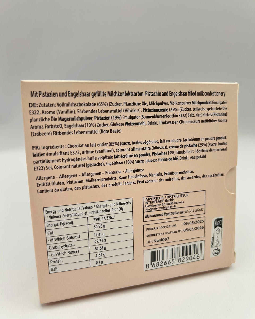 Germiyan Turkish Cotton Candy with Pistachios – Angel Hair Chocolate 90g