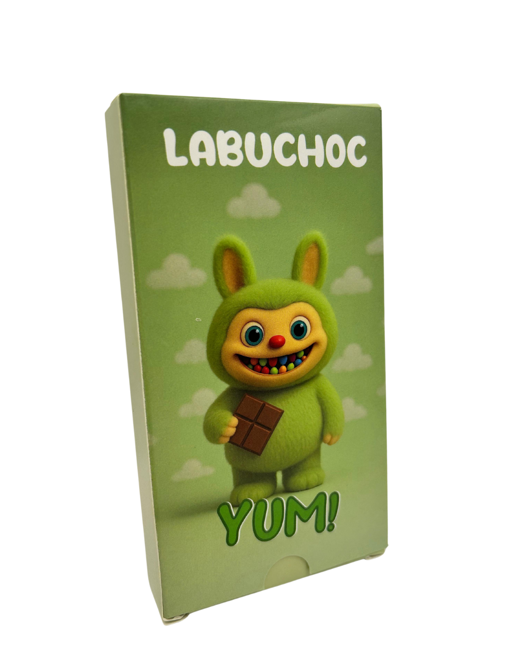 LABUCHOC 75g- Schokolade gefüllt mit Pistaziencreme und Knisterzucker