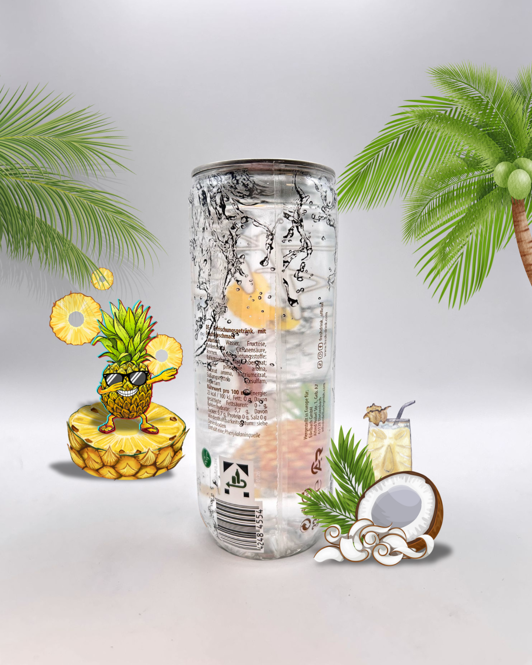 12x ACR Fresh Pinacolada Sparkling – Erfrischende Pinacolada mit spritzigem Genuss