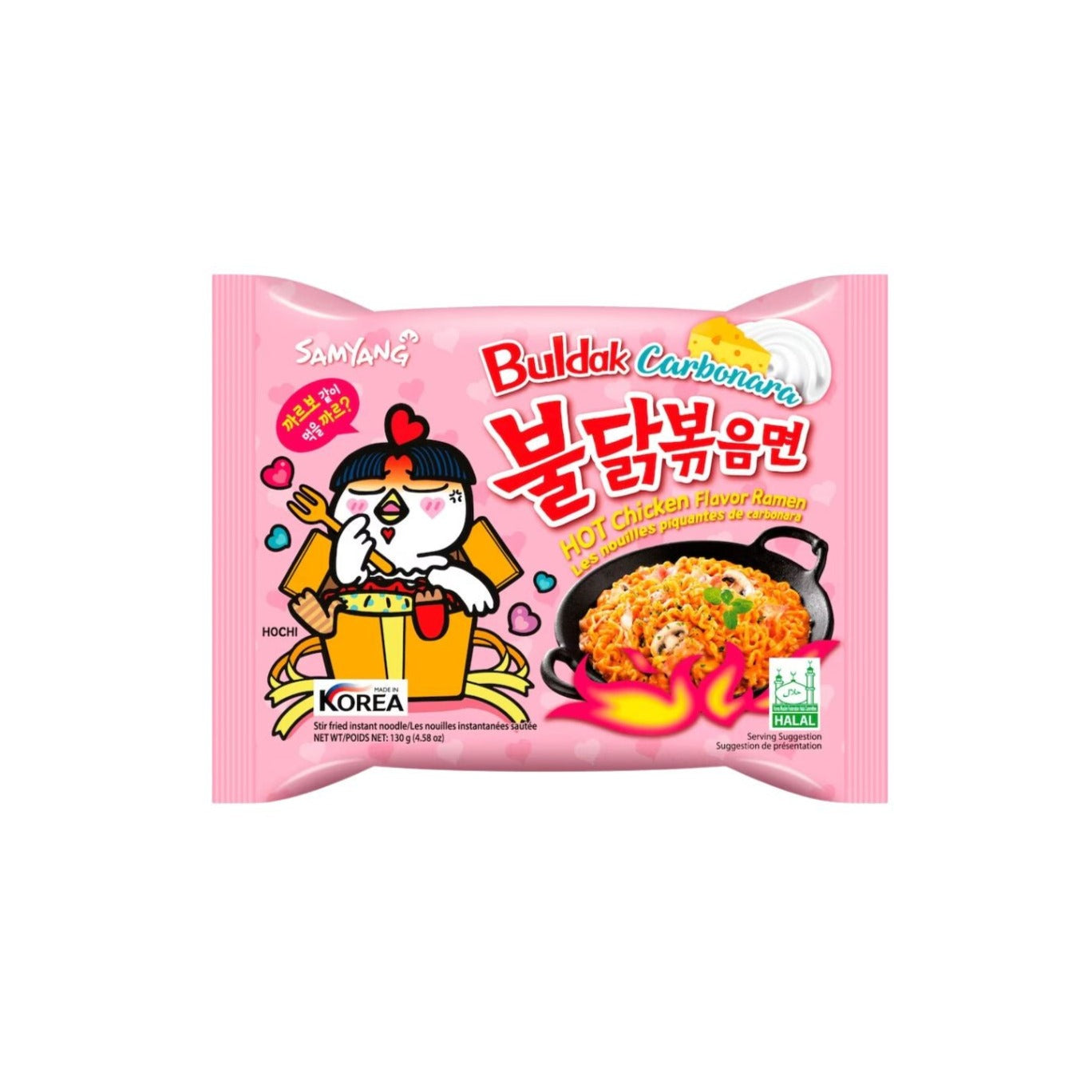 Samyang Buldak Carbonara 130g MHD 13.10.2025