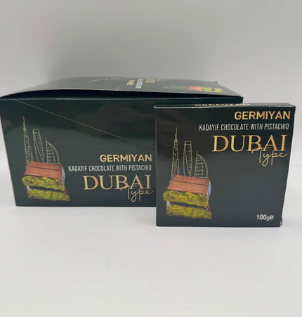Germiyan Kadayif Chocolate With Pistachio 100g