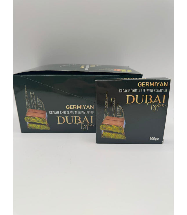 Germiyan Kadayif Chocolate With Pistachio 100g