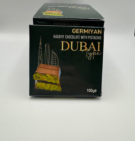 Germiyan Kadayif Chocolate With Pistachio 100g