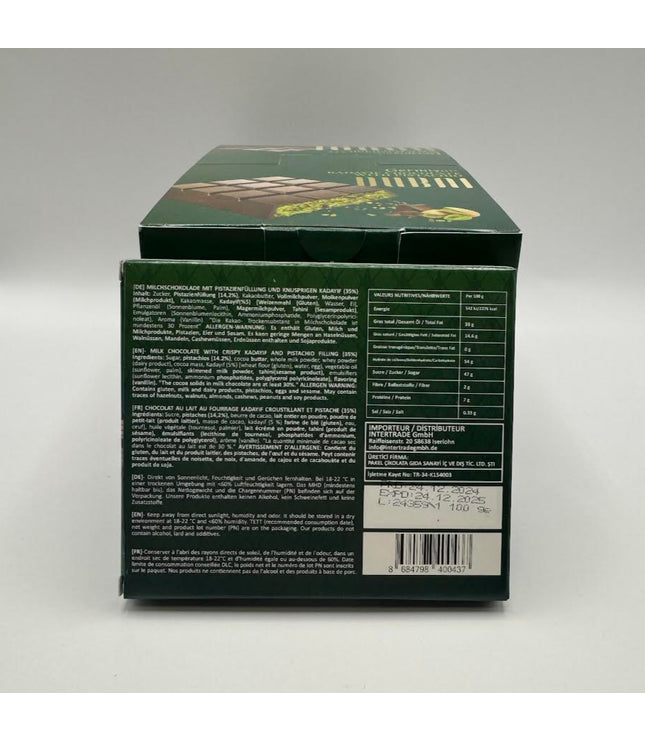 Germiyan Kadayif Chocolate With Pistachio 100g