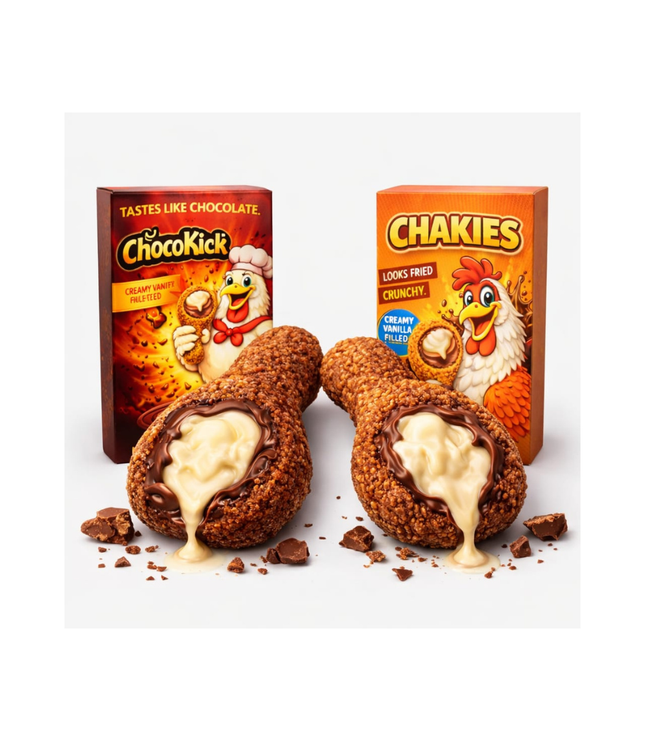 Chicken Tender Duo mit Vanillecreme, Chakies & ChocoKick in Milchschokolade