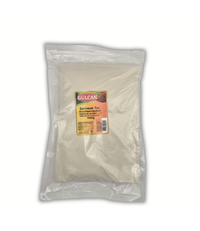 Knoblauchpulver im 1-kg Nachfüllbeutel, GÜLCAN Premium Gewürze