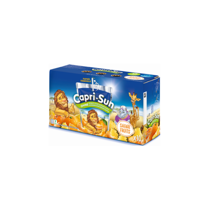 Capri-Sun Safari Fruits Getränkepack mit Tiermotiven, 10er-Karton