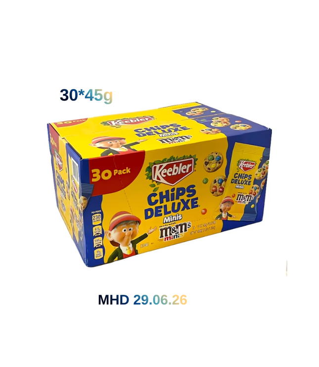 30×45g Keebler Chips Deluxe Minis, 30er Packung