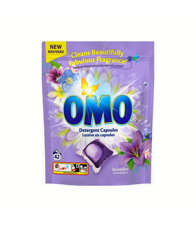 OMO 42 Wäschekapseln Lavendel & Eukalyptus, 42 Portionen