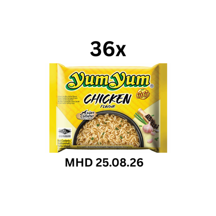 Yum Yum Hühnernudeln 36er Packung, gelbe Tüte