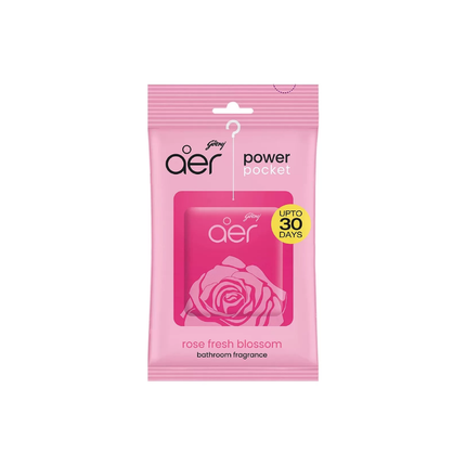 Godrej Aer Power Pocket Badduft - Rose 10 g