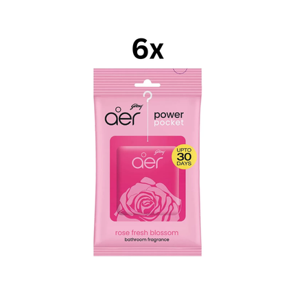 Godrej Aer Power Pocket Badduft - Rose 10 g