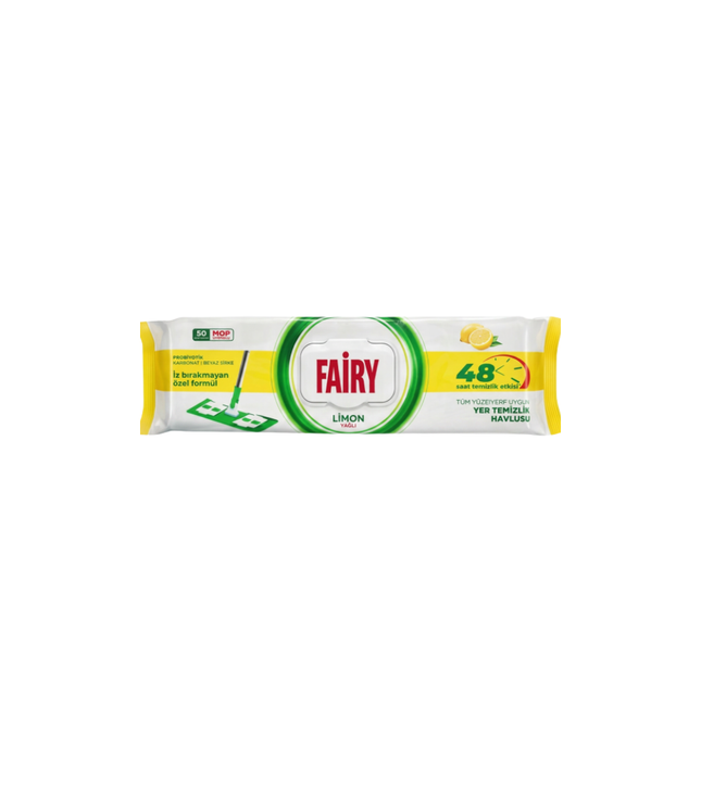 FAIRY Limon Bodentücher, einzelne Packung mit 50 Tüchern