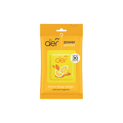 Godrej Aer Power Pocket Badduft - Lemon 10g