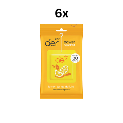 Godrej Aer Power Pocket Badduft - Lemon 10g