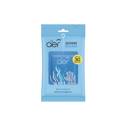 Godrej Aer Power Pocket Badduft - Ocean Brise 10 g