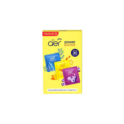 Godrej aer Pocket – Badezimmer-Düfte – 3 x 10 g