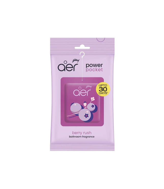 Aer Power Pocket Badduft, berry rush, Duftbeutel, bis zu 30 Tage