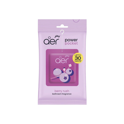 Aer Power Pocket Badduft, berry rush, bis zu 30 Tage, im Beutel
