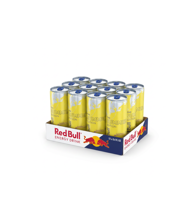 Red Bull Energy-Drink 6er Pack, 250 ml Dosen, Summer Edition, gelb