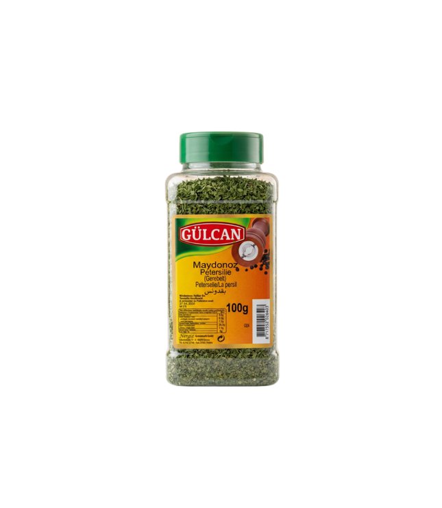 Petersilie von Gülcan in grüner Kunststoffdose, getrocknet, 100 g
