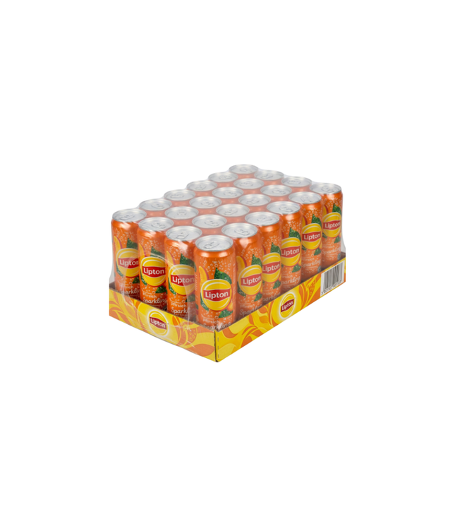 Lipton Ice Tea Pfirsich Sparkling Vorratspackung mit 24 Dosen à 0,33 l
