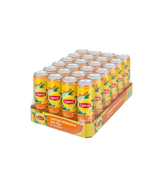 Lipton Ice Tea Pfirsich Vorratspackung mit 24 Dosen à 0,33 l