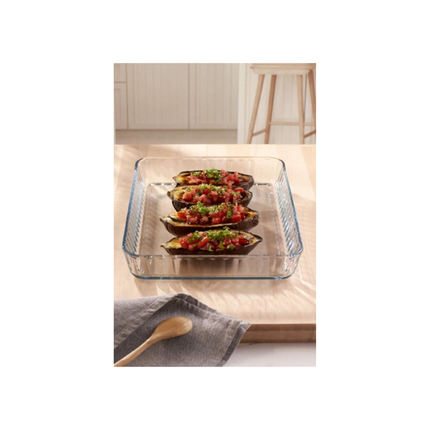 Pasabahce 59204 Borcam Auflaufform und Form, rechteckig, Glas, 40 x 27 cm