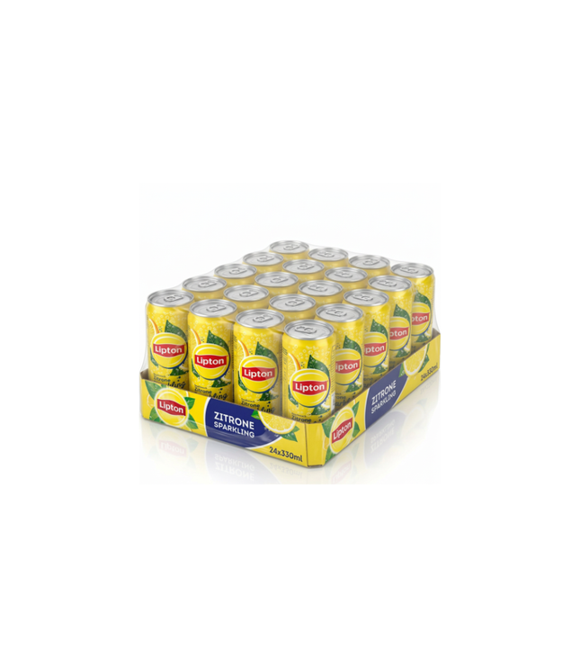 Lipton Ice Tea Zitrone Sparkling Vorratspackung mit 24 Dosen à 0,33 l