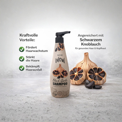 Knoblauch-Shampoo 1000 ml: beige Spenderflasche