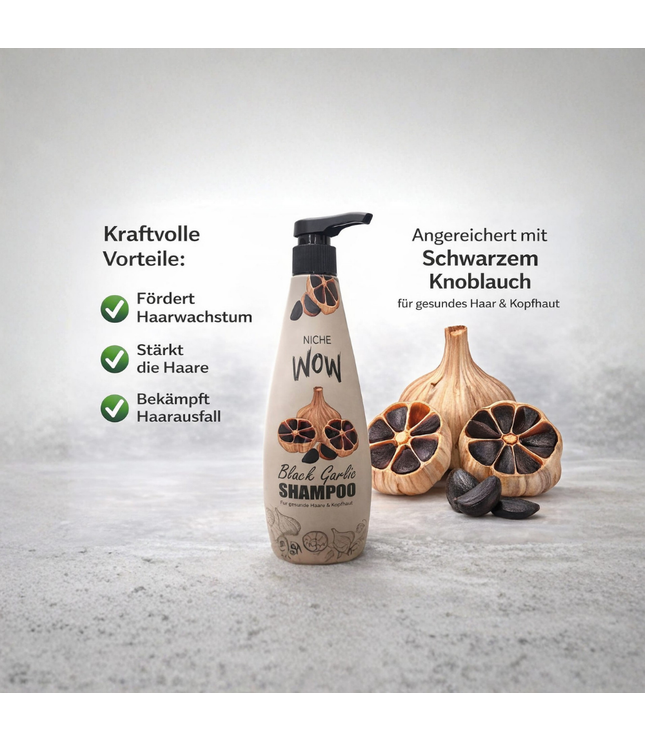 Knoblauch-Shampoo 1000 ml: beige Spenderflasche