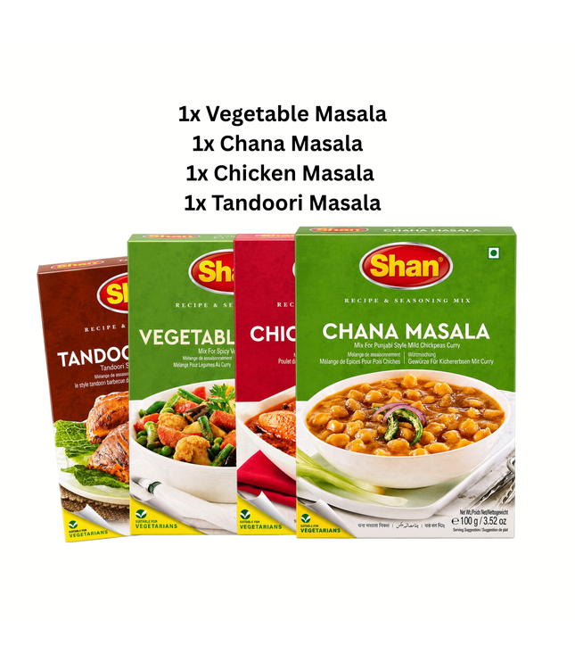 Shan Gewürz &Paste Combo Indisches Kochset  - Verschiedene Varianten