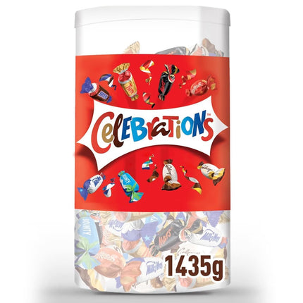 Celebrations Schokolade, Mini-Schokoriegel, Snickers, Maltesers, 1435 g