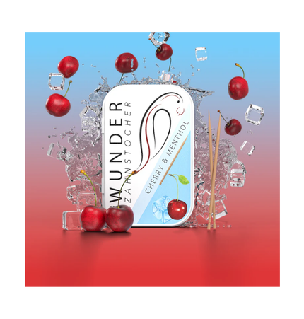 Wunder Zahnstocher mit Geschmack - 100er Pack - Einzeln verpackt - intensiver Geschmack - frischer Atem - gegen Nägelkauen & Rauchentwöhnung - Alternative zu Kaugummi - zuckerfrei