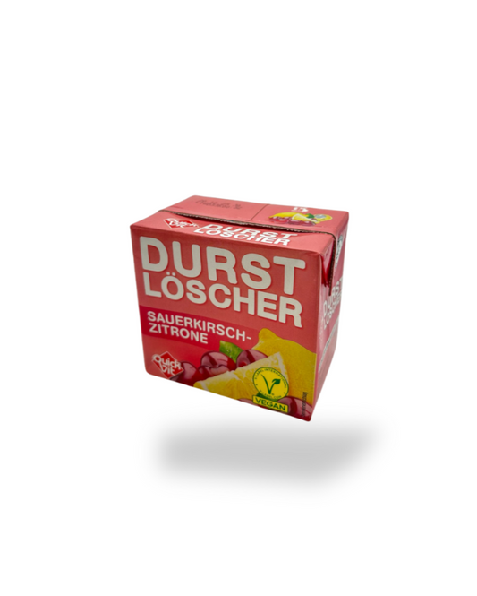 Durstlöscher Sauerkirsch-Zitrone  Erfrischender Kirsch-Zitronen-Mix