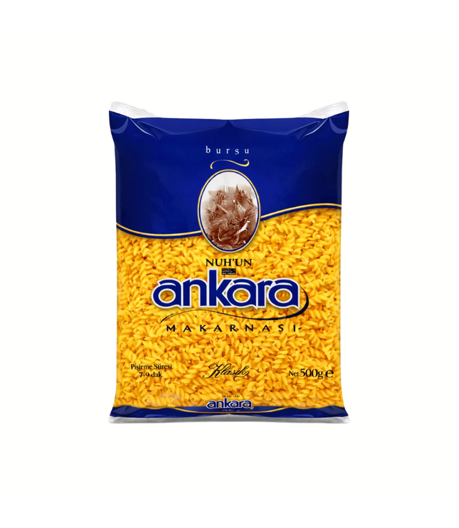 Burgu-Makkaroni in blauer und gelber Nudeltüte, 500 g