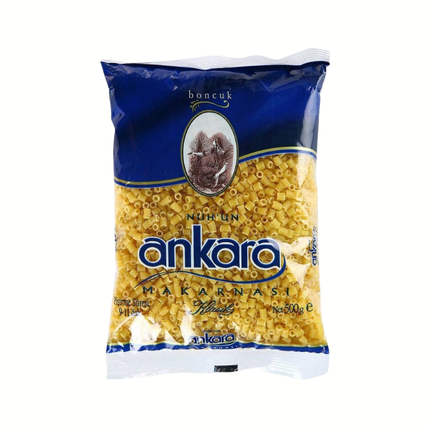Ankara-Makarna Boncuk Pasta im Beutel, 500 g, gelbe kleine Nudeln