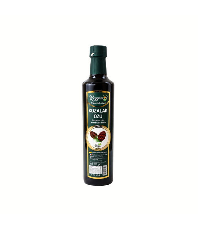 Reyyan Kozalak Özü – Kiefernzapfen-Extrakt 680 g | Vegan | Natürlicher Sirup