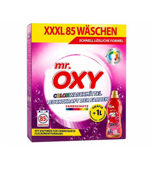Mr. OXY Laundry Detergent – Intensive Cleaning + 1 Liter Free