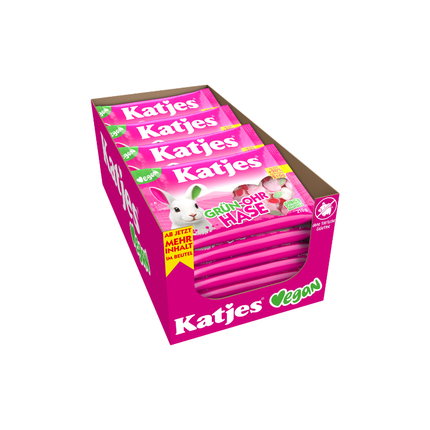 Katjes Fruchtgummi Grün-Ohr Hase 210 g Karton mit mehreren Beuteln