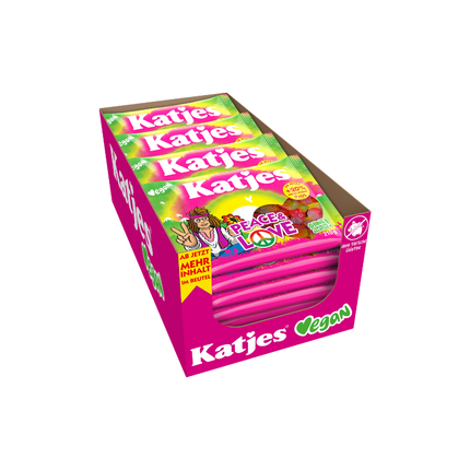 Katjes Peace & Love 5er-Packung mit Fruchtgummi in 210-g-Tüten