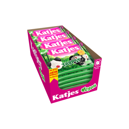Katjes Tappsy Fruchtgummi-Beutel, schräg aus Karton, vegan, 210 g