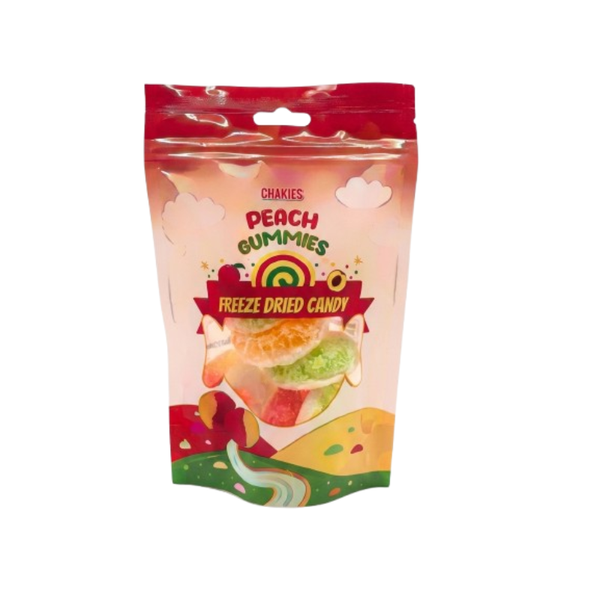 Chakies Peach Gummies Freeze Dried Candy 50g