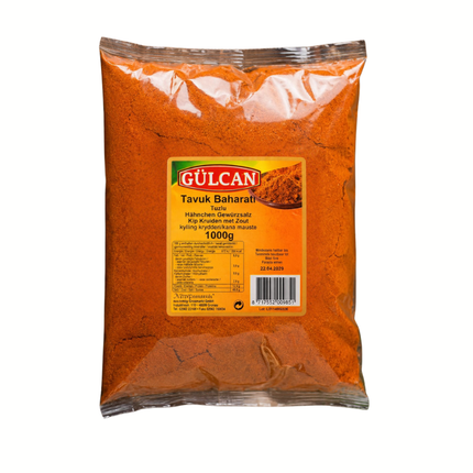 Hähnchen-Gewürzzubereitung „Tavuk Baharat“ in 1000 g Packung, orangebraunes Pulver