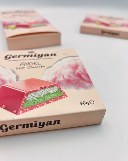 Germiyan Turkish Cotton Candy with Pistachios – Angel Hair Chocolate 90g