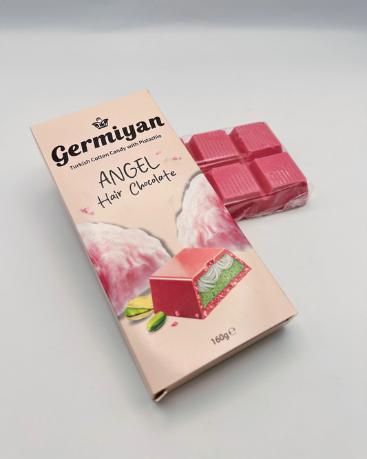Germiyan Turkish Cotton Candy with Pistachios – Angel Hair Chocolate 160g
