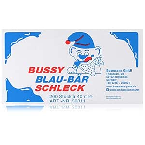 Bussy Wassereis Waldbeere 200er Pack (200x40ml)