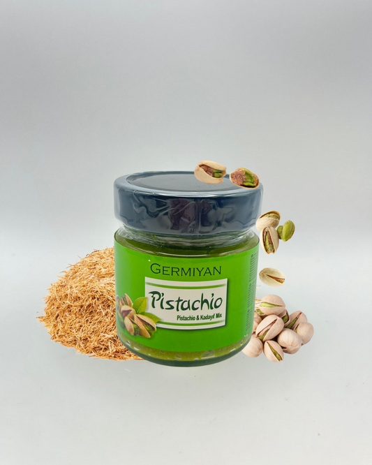Germiyan Pistachio – Pistazien-Kadayıf-Aufstrich | 200 g Glas voll orientalischem Genuss