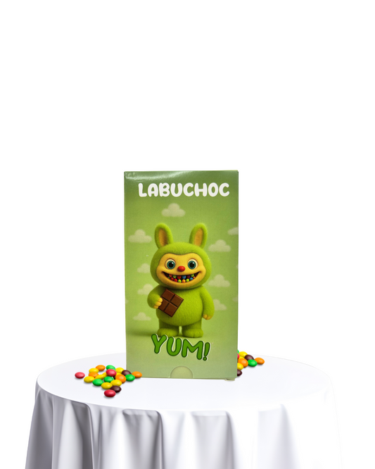 LABUCHOC 75g- Schokolade gefüllt mit Pistaziencreme und Knisterzucker